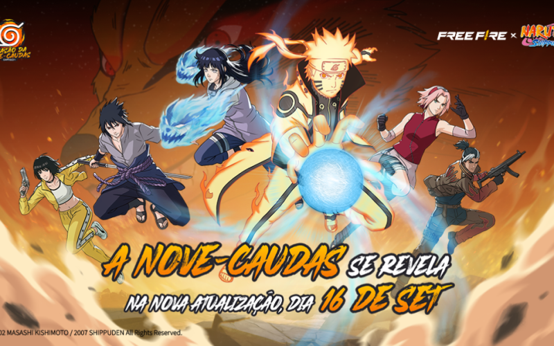 Free Fire reintroduz NARUTO SHIPPUDEN com jogabilidade renovada e novas recompensas destacadas pelos fãs
