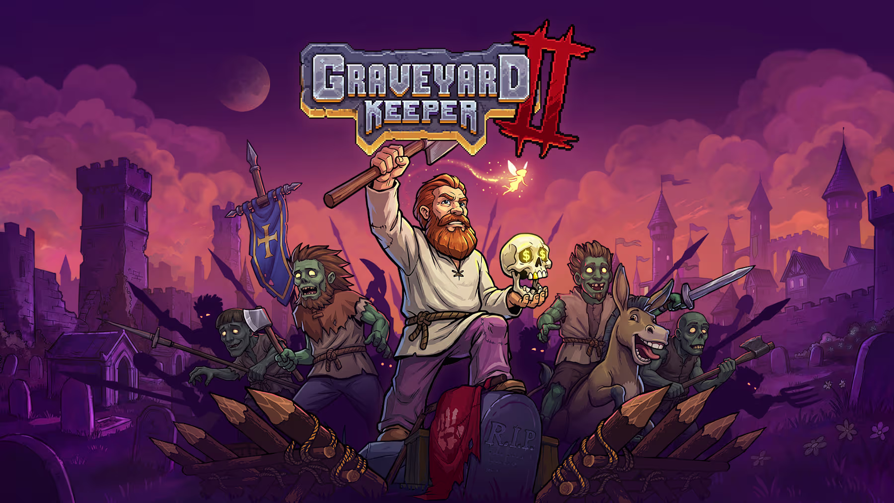 Graveyard Keeper 2 chega com novidades em automação e combates contra mortos-vivos