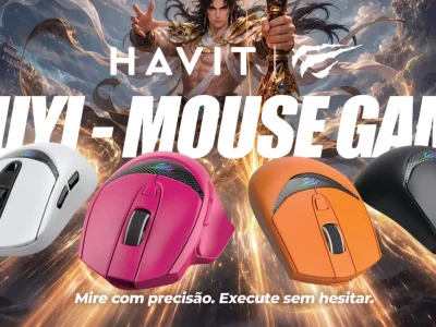 HAVIT revela novos periféricos FUXI H3 Ultra e HOUYI na BGS 2026