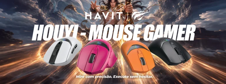 HAVIT revela novos periféricos FUXI H3 Ultra e HOUYI na BGS 2026