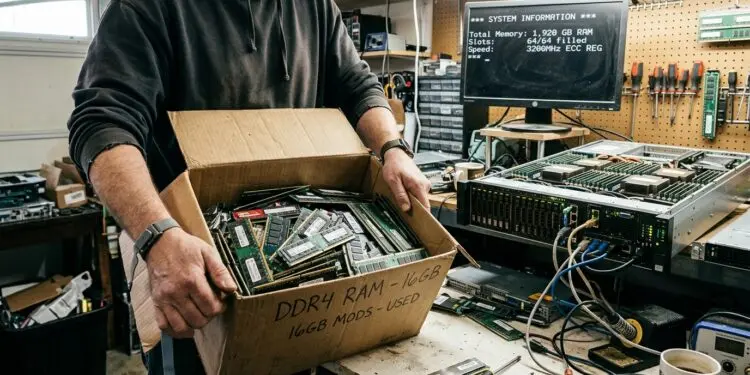 Entusiasta revive servidor antigo com 1.920 GB de memória DDR4 avaliada em US$ 12 mil