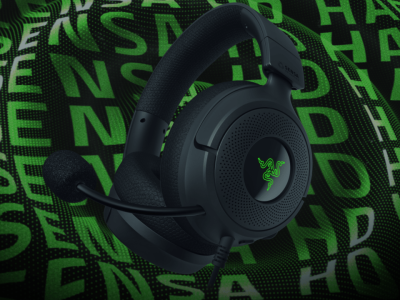 Razer Kraken V4 X Sensa HD Haptics Edition: Headset com feedback tátil para jogos