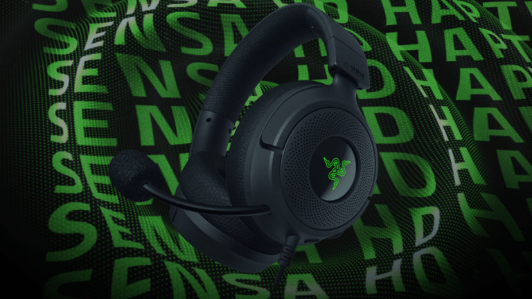 Razer Kraken V4 X Sensa HD Haptics Edition: Headset com feedback tátil para jogos