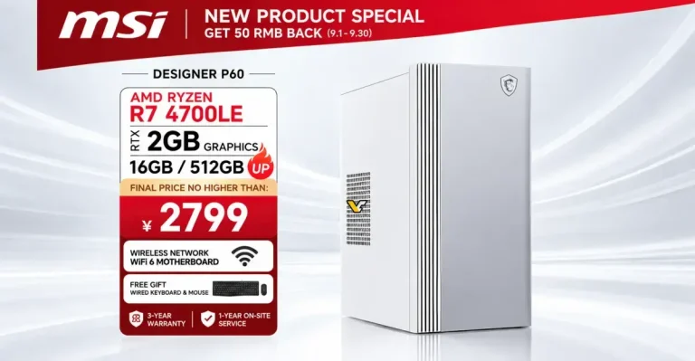 MSI gera dúvidas com especificação enigmática em novo desktop gamer
