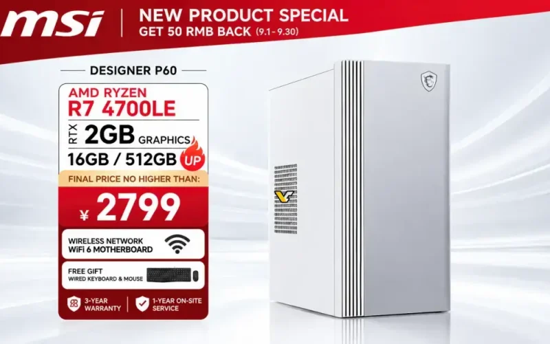 MSI gera dúvidas com especificação enigmática em novo desktop gamer