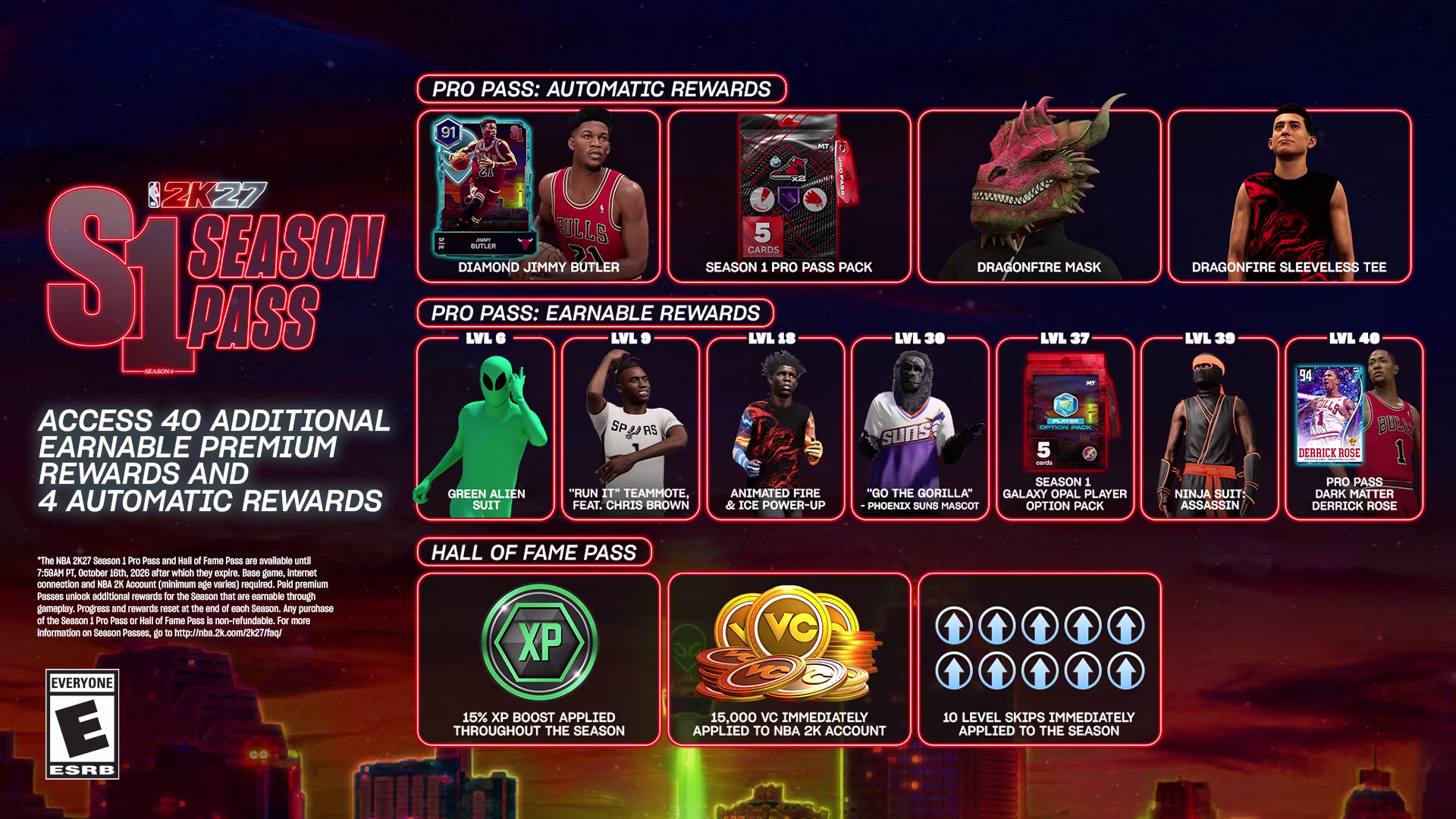 Como obter a Dragonfire Mask e a Dragonfire Sleeveless Tee em NBA 2K27