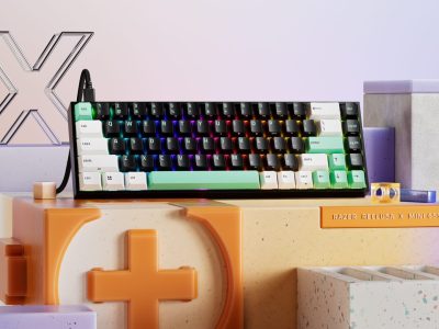 Razer Reclusa X Mini 65% é o primeiro teclado mecânico com sistema hot-swappable da nova linha da marca