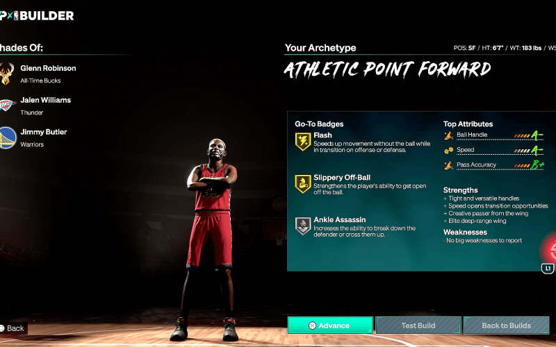 Melhor Build de Small Forward em NBA 2K27: Como Montar a Point Forward de 6’8″
