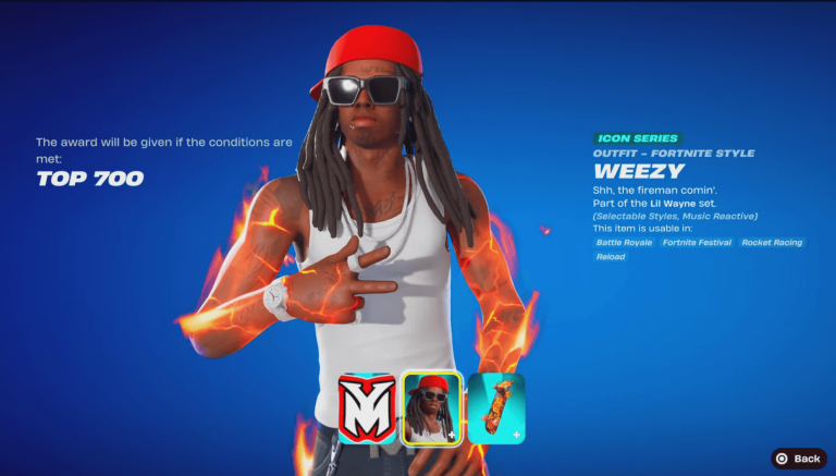 Como conseguir a skin Lil Wayne de graça na Weezy Icon Cup de Fortnite