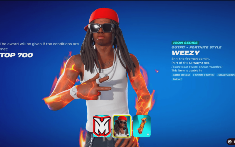 Como conseguir a skin Lil Wayne de graça na Weezy Icon Cup de Fortnite
