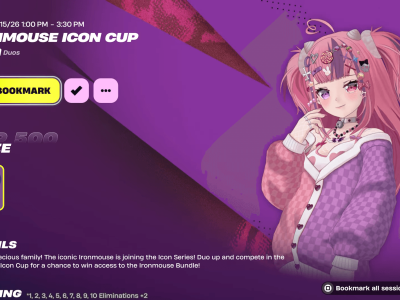 Como conseguir a skin Ironmouse de graça em Fortnite na Ironmouse Icon Cup