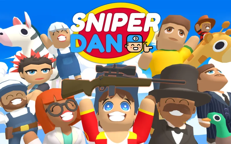 Sniper Dan já está disponível em várias plataformas com desafios curiosos em Clumsy County