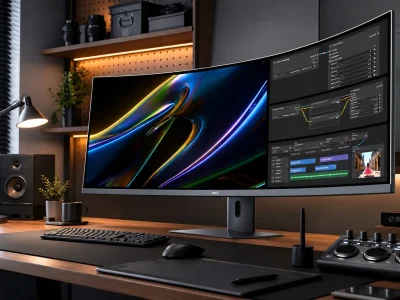 HKC lança monitor ultrawide com formato e resolução inovadores