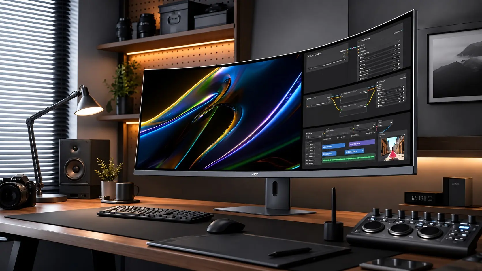 HKC lança monitor ultrawide com formato e resolução inovadores