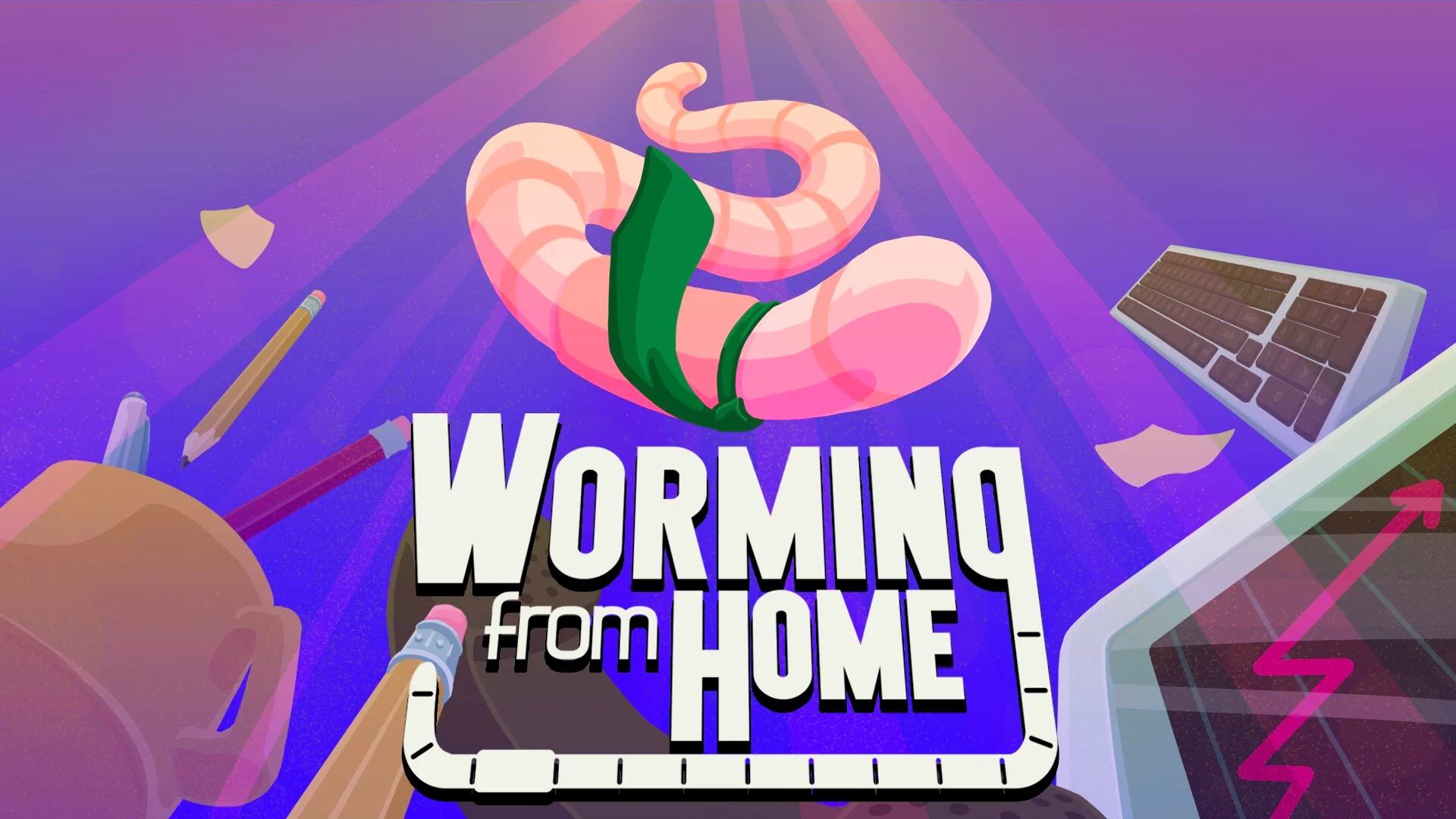 Worming from Home é lançado para PC no Steam como simulador inusitado