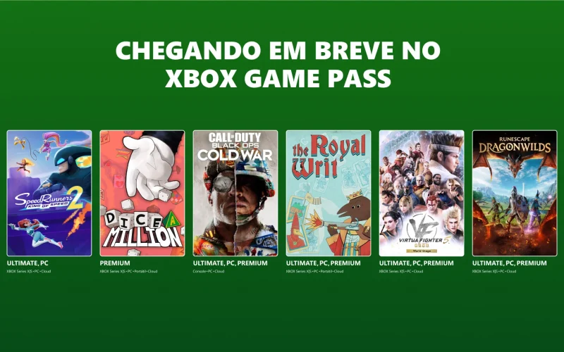 Xbox Game Pass traz RuneScape: Dragonwilds e mais títulos em setembro