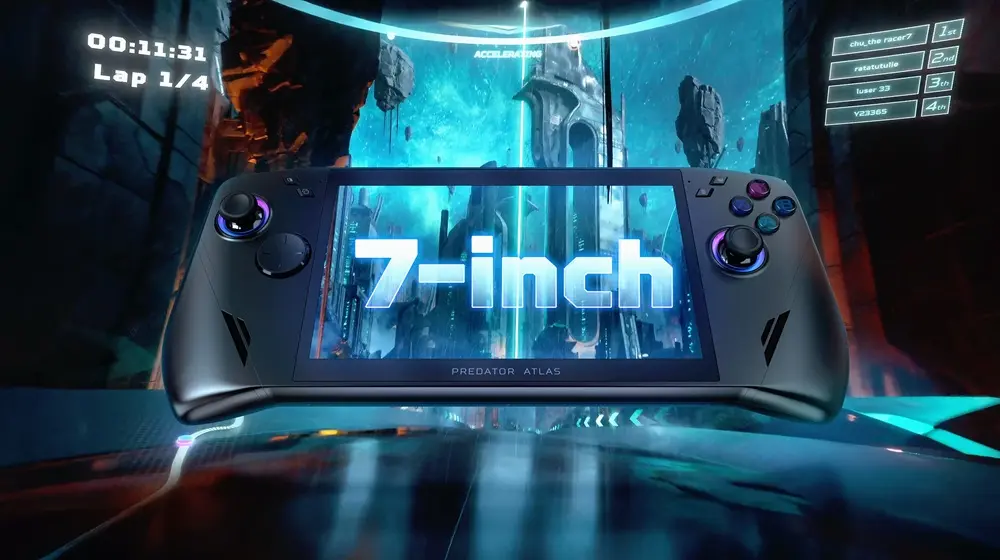 Acer Predator Atlas 7 chega com tela menor e GPU Intel Arc G3 para gamers