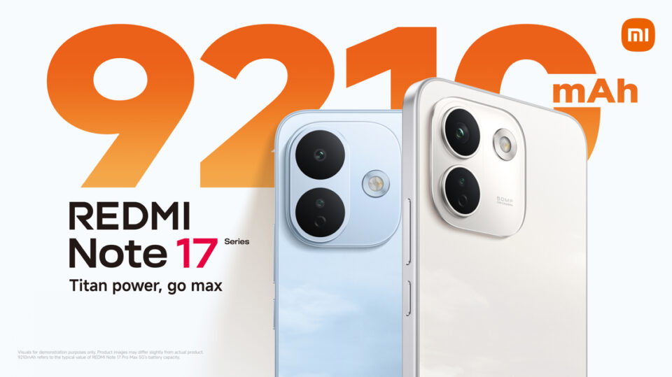 Xiaomi lança REDMI Note 17 Series com inovações em bateria e resistência, incluindo modelo Pro Max 5G