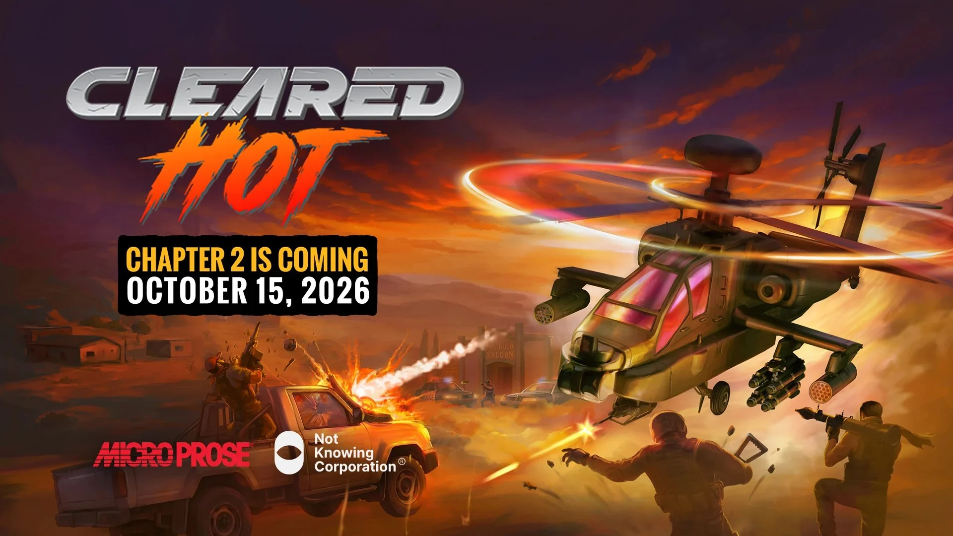 Atualização de Cleared Hot traz campanha Jungle Storm com novas missões e helicópteros em outubro