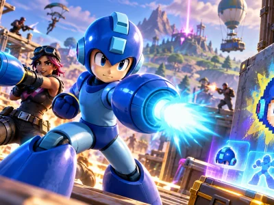 Fortnite dá recompensas de Mega Man hoje; torneio no Brasil começa às 20h