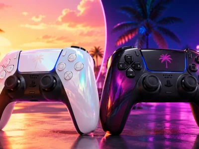 GTA 6 ganha dois controles de PS5 com visual que muda conforme a luz
