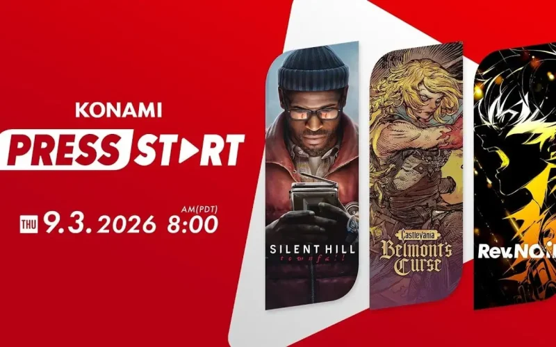 Konami Press Start traz novidades de Silent Hill, Castlevania e Rev. NOiR em setembro