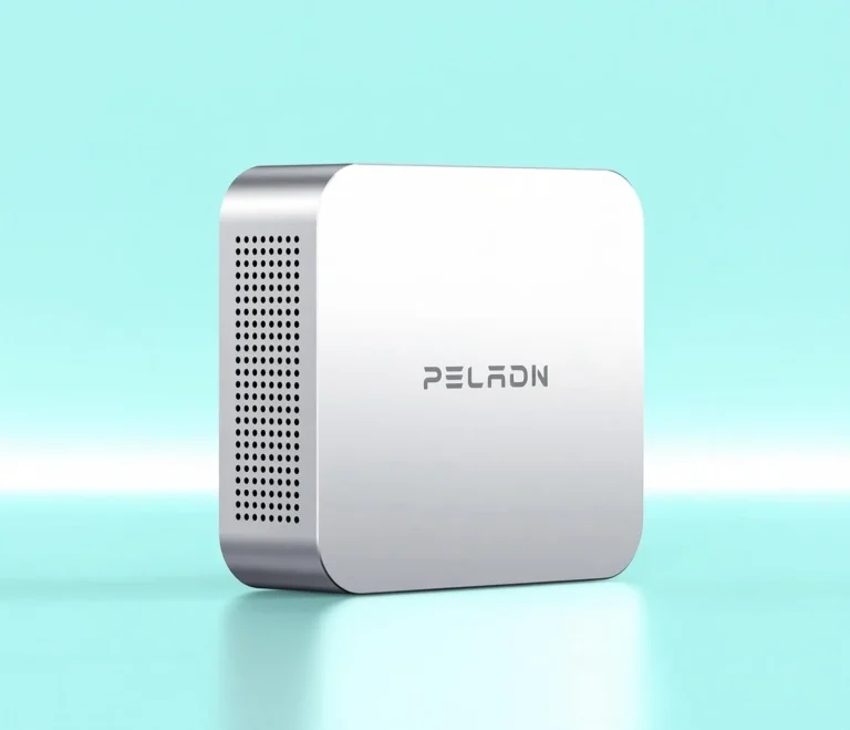 Mini-PC Peladn W05 com CPU Core i5-13500H de 12 núcleos e 3 slots M.2