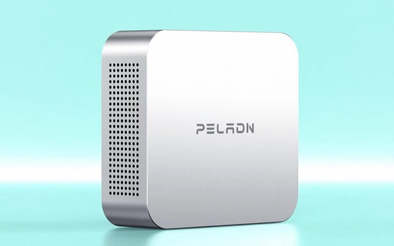 Mini-PC Peladn W05 com CPU Core i5-13500H de 12 núcleos e 3 slots M.2
