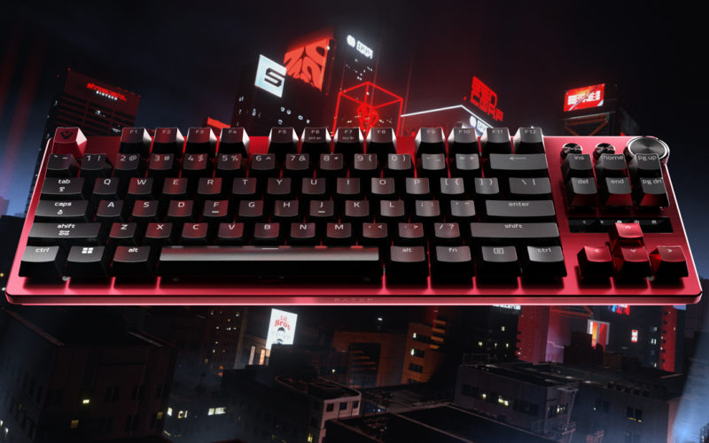 Razer e Sentinels lançam teclado Huntsman V3 Pro Tenkeyless 8KHz