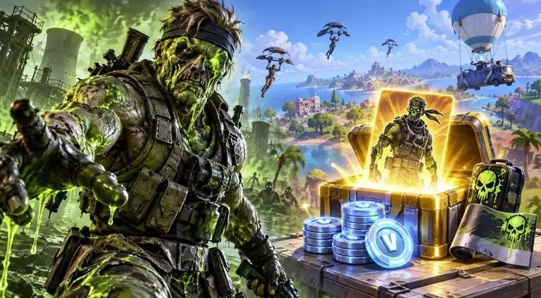Fortnite: compra de Toxic Commando dá skin ou devolve 1.500 V-Bucks