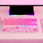 Teclado gamer rosa da Razer disponível por R$ 899,90 na Amazon