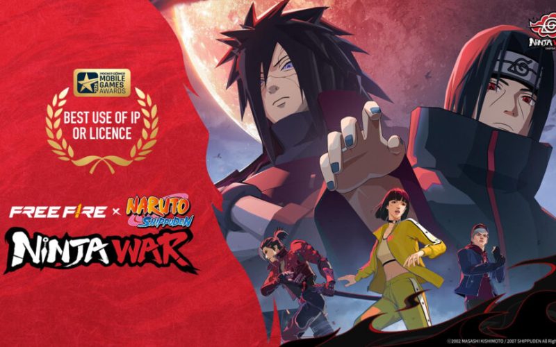 Garena Free Fire recebe prêmio de Melhor Uso de Propriedade Intelectual por parceria com NARUTO SHIPPUDEN no Pocket Gamer Mobile Games Awards 2026