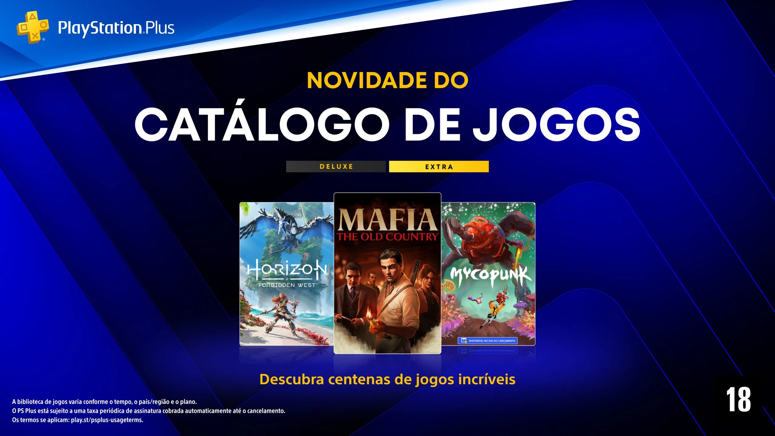 Jogos do Catálogo do PlayStation Plus em Outubro: Mafia: The Old Country, Horizon Forbidden West e Mais Edições Exclusivas