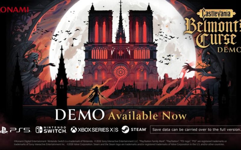 Demo de Castlevania: Belmont’s Curse já pode ser jogada antes do lançamento oficial