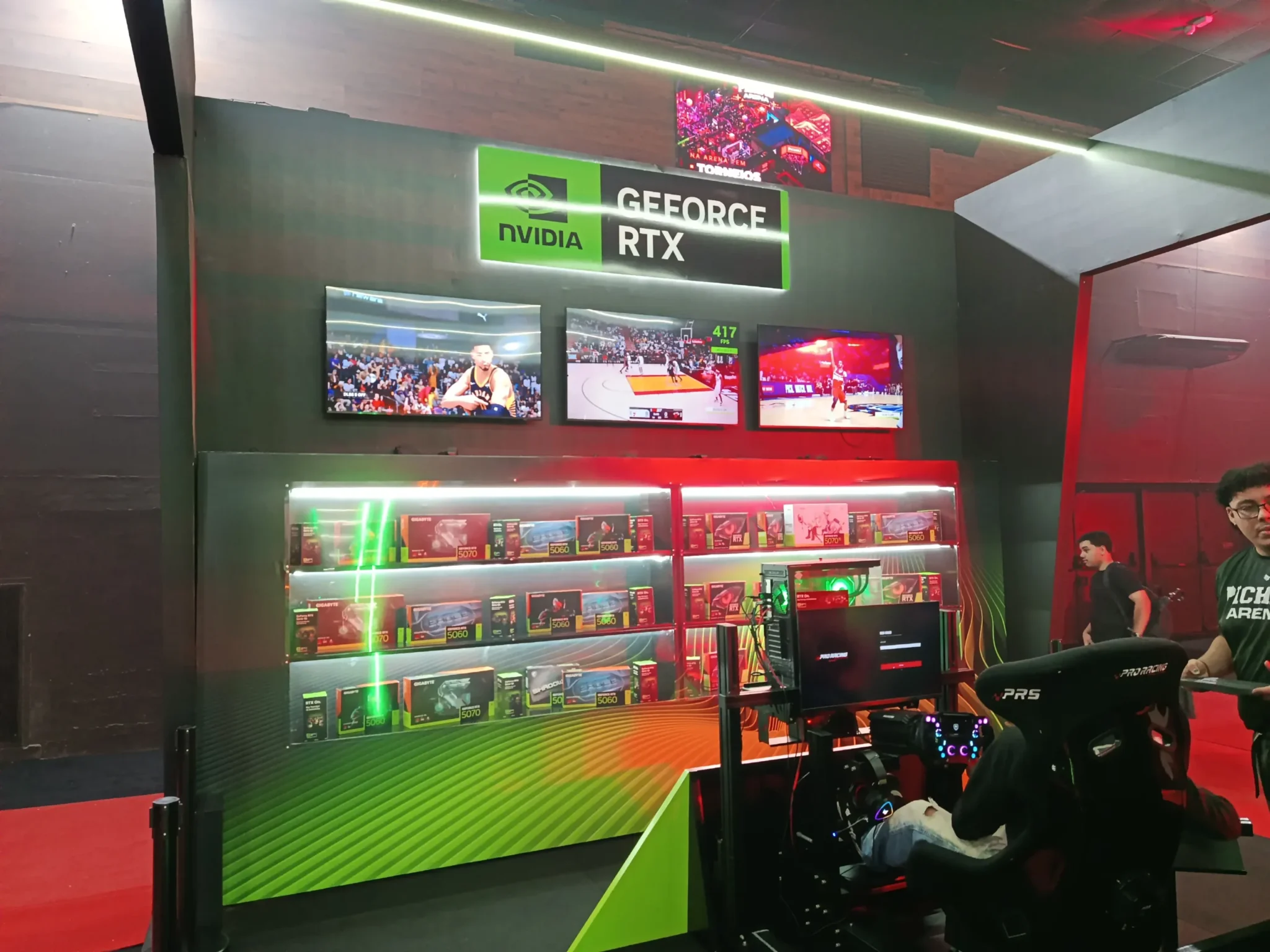 Stand da NVIDIA na Pichau Arena 2026 Stand da NVIDIA na Pichau Arena 2026