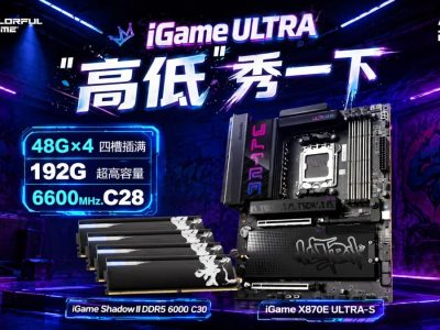 Colorful apresenta kit DDR5 de 192 GB a impressionantes 6600 MT/s e latência CL28