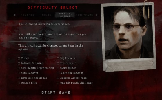 Como Desbloquear Todos os Modificadores NG+ em Silver Pines: Requisitos e Dicas úteis Menu de Seleção