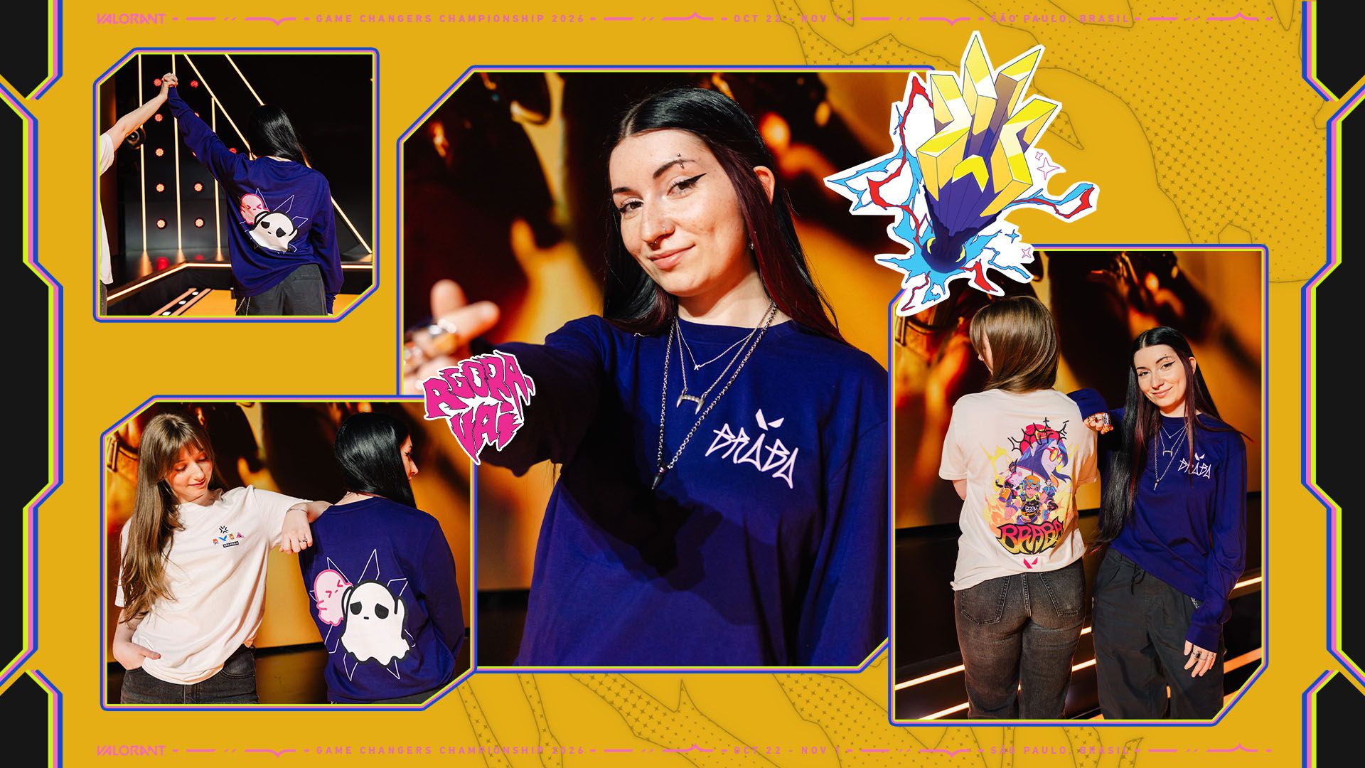 Nova coleção de merch do Game Changers Championship 2026 será vendida em São Paulo