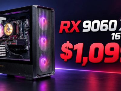 PowerSpec G538: PC com Ryzen 5 7500X3D e RX 9060 XT de 16 GB por $1.099 em promoção