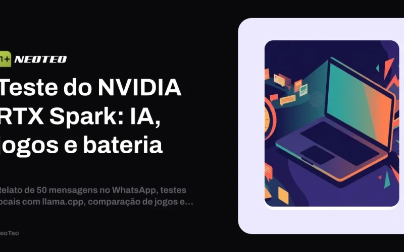 Desempenho do NVIDIA RTX Spark em jogos e automação: testes revelam fluidez e limites de bateria