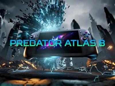 Acer Predator Atlas 8: Handheld com Intel Arc G3 Extreme por US$1.299 e tela 120 Hz
