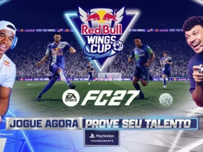 Red Bull Wings Cup 2026 traz torneio de EAFC 27 ao Brasil com finais em Curitiba e chance de classificação para o mundial em janeiro de 2027