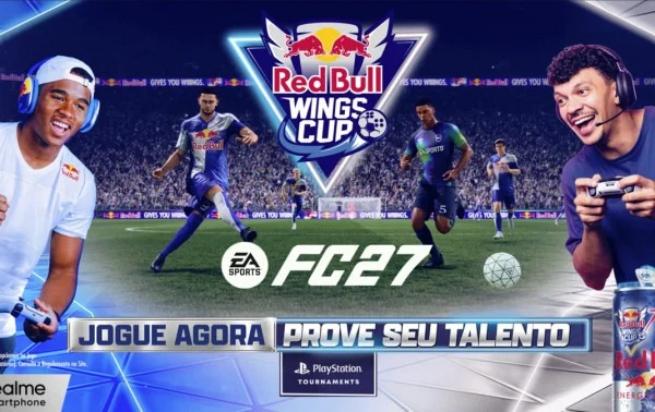 Red Bull Wings Cup 2026 traz torneio de EAFC 27 ao Brasil com finais em Curitiba e chance de classificação para o mundial em janeiro de 2027