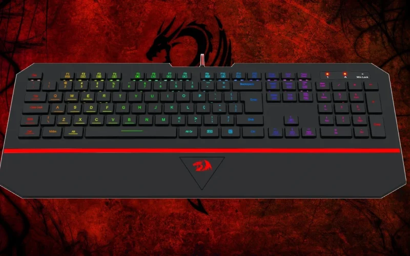 Teclado Gamer Redragon Karura 2 K502RGB com layout ABNT2 e 39% de desconto na Amazon