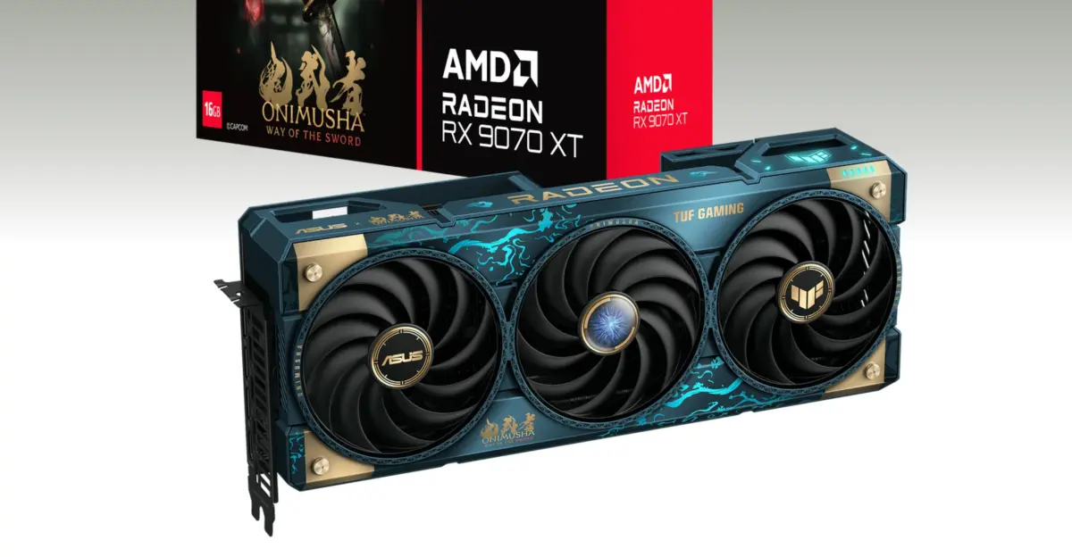 ASUS Lança a Radeon RX 9070 XT "Onimusha Edition"