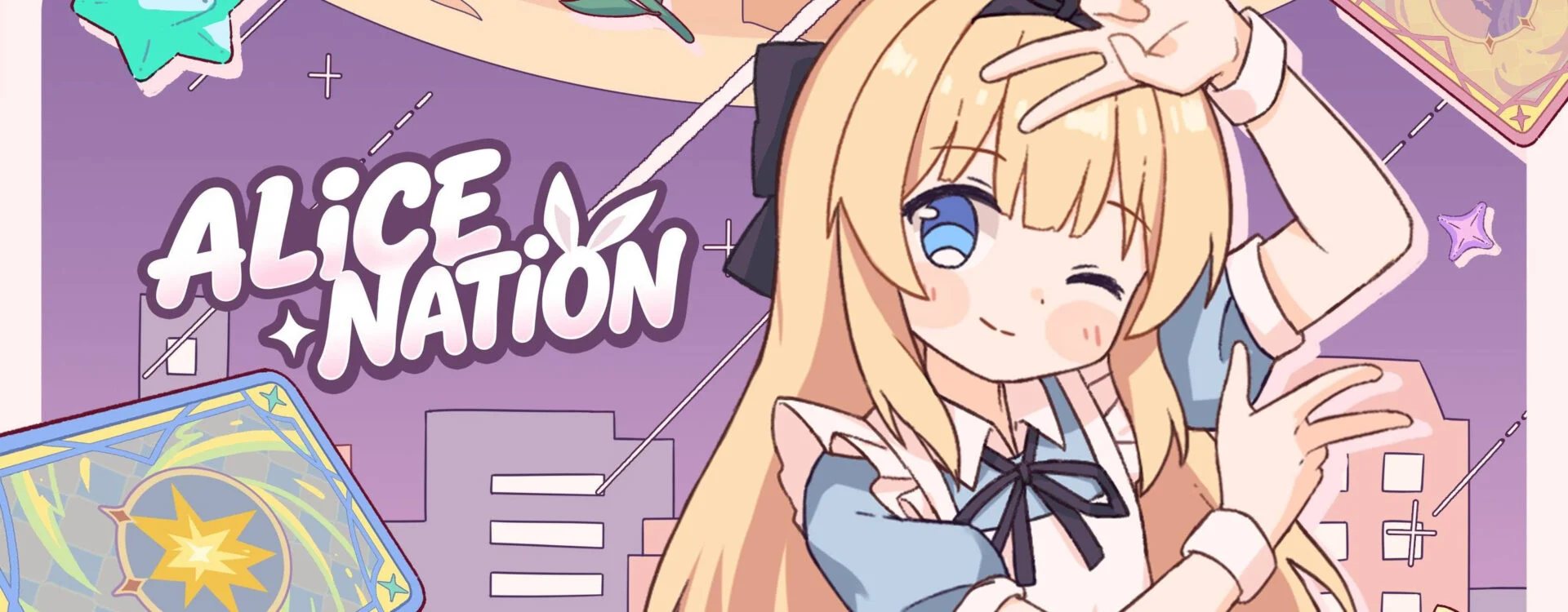Alice Nation já está disponível para PC, onde cartas guiam a jornada de uma garota em um mundo de fantasia com 10% de desconto na Steam