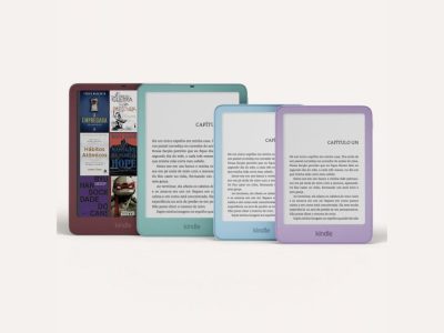 Amazon revela nova linha de Kindles no Brasil, incluindo modelo colorido Colorsoft e estrutura em alumínio