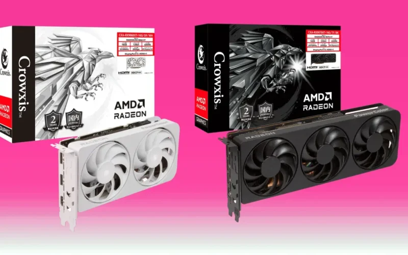 Crowxis lança novos modelos de placas de vídeo Radeon