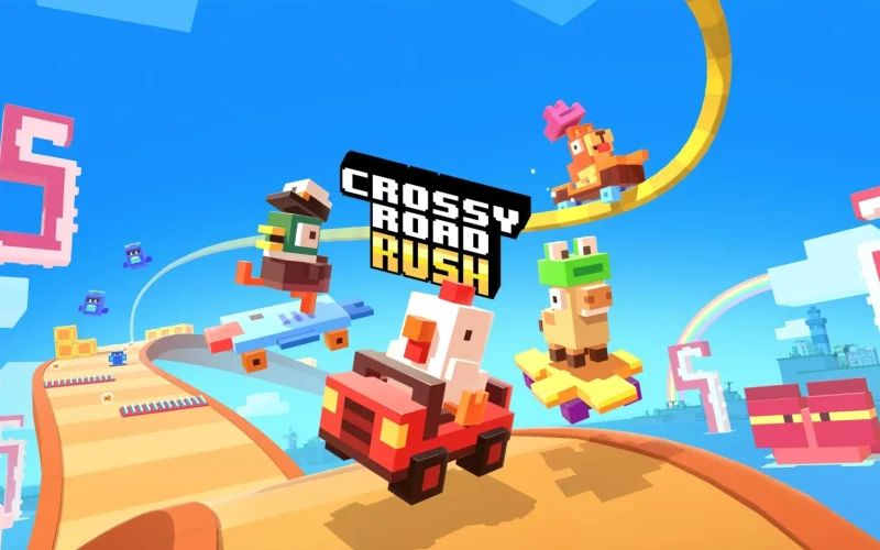 Crossy Road Rush: Novidades Sobre o Ação da Atari no Apple Arcade com Mais de 50 Fases e Multiplayer