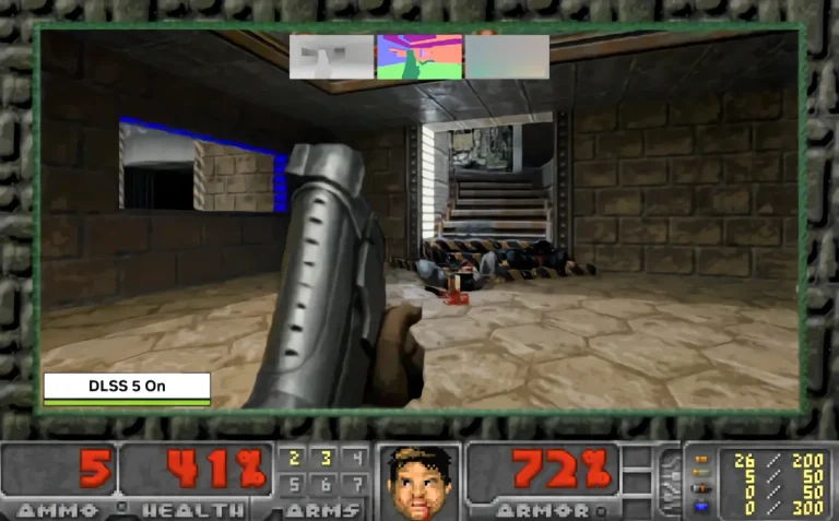 Doom de 1993 ganha suporte a DLSS 5 e Neural Rendering com modificação